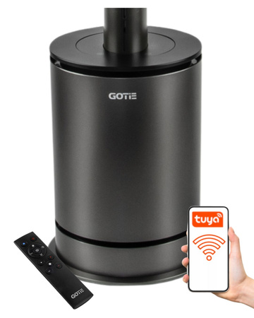 Oczyszczacz powietrza z nawilżaczem i  funkcją grzania GOTIE GOW-007 7w1 SmartAir 