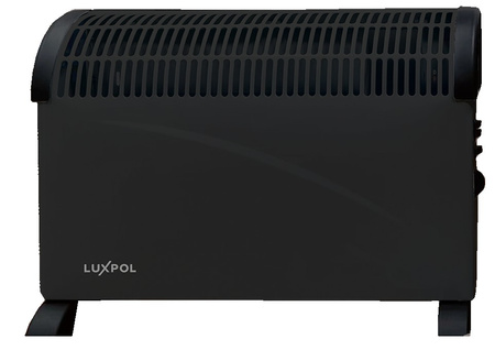 Grzejnik konwektorowy z nawiewem Czarny Luxpol LCH-12FC Moc 2000 Wat