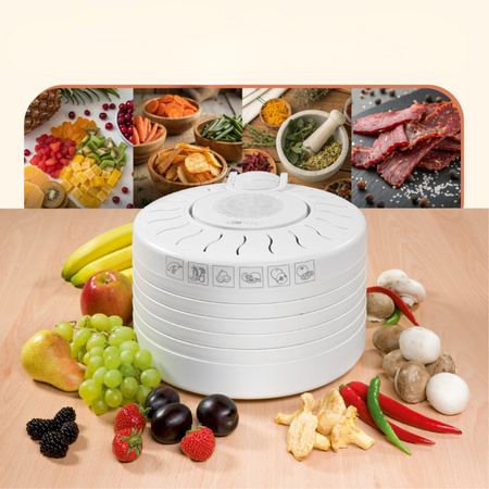 Suszarka spożywcza XXL do grzybów, owoców, ziół, mięsa Clatronic DR 2751