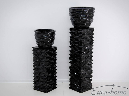 Czarna donica 26x33x33 cm2027/1