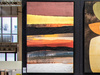 Nowoczesny obraz w kolorach wenge 82x122 cm TOIR22798