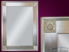 Lustro w srebrnej oprawie 85x114 cm SZ21242