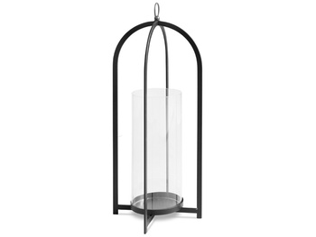 Szklany czarny świecznik Ø20x61,5 cm TOYJ19-161