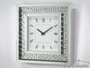 Lustrzany zegar diamenty 50x50 cm 15JS0016