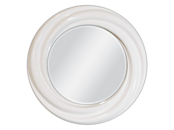 Białe okrągłe lustro Ø68 cm PU041-1