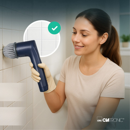 Bezprzewodowa elektryczna szczotka obrotowa do czyszczenia Clatronic ERB 3815 A