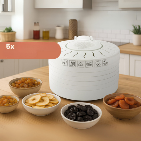 Suszarka spożywcza XXL do grzybów, owoców, ziół, mięsa Clatronic DR 2751