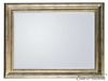 Lustro w srebrnej drewnianej oprawie 70x90 cm 2852