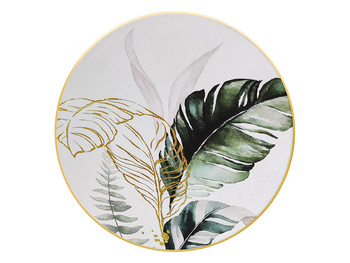 Okrągły obraz okraszony złotem Ø90 cm D0313