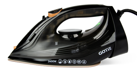 Żelazko GOTIE GZE-2600 Mocne 2600 W Ceramiczna stopa Strażak