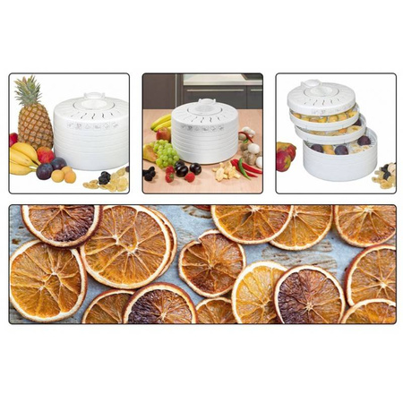 Suszarka spożywcza XXL do grzybów, owoców, ziół, mięsa Clatronic DR 2751