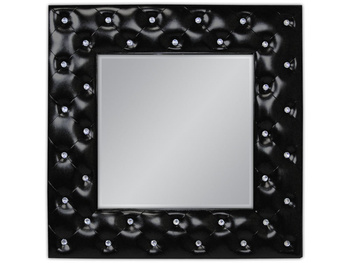 "Pikowane" lustro z kryształkami 98x98 cm PU-126