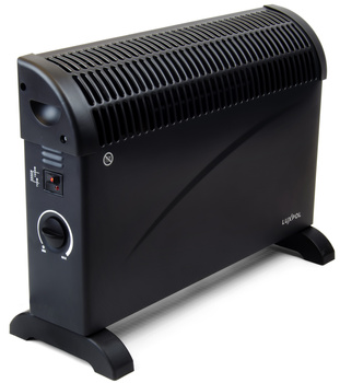 Grzejnik konwektorowy bez nawiewu Czarny Luxpol LCH-12C Moc 2000 Wat