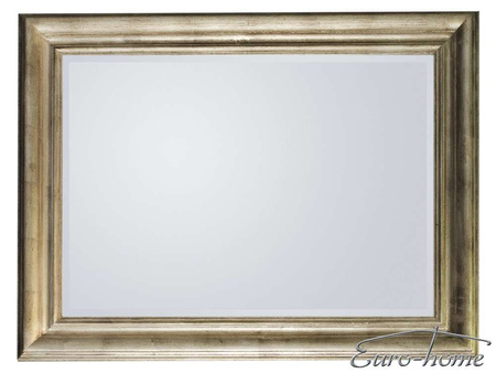 Lustro w srebrnej drewnianej oprawie 70x90 cm 2852