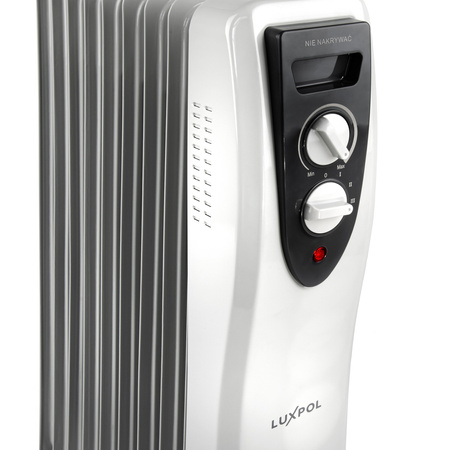 Grzejnik olejowy 9-żeberkowy Luxpol LGO-9/LGO-11 Regulacja mocy ( 2000/1300/700 Wat ) + Akcesoria