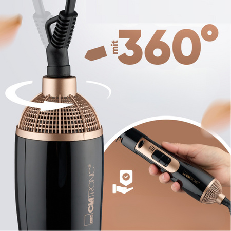 Lokówka na gorące powietrze HAS 3818 czarno-miedziana