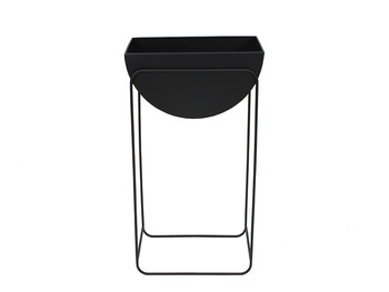 Czarny kwietnik z doniczką 35.5x22x64 cm TOYJ23-018