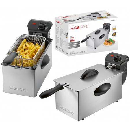 Frytownica olejowa inox 3l Clatronic FR 3586