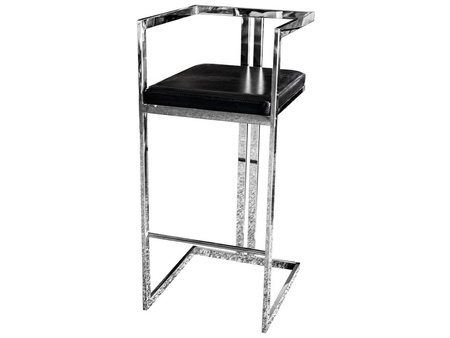 Wysoki czarny hoker 43x46x96 cm Y1038