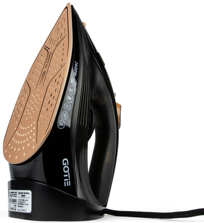 Żelazko GOTIE GZE-2600 Mocne 2600 W Ceramiczna stopa Strażak