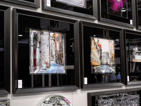 Obraz nastrojowa włoska uliczka 80x80 cm S41890