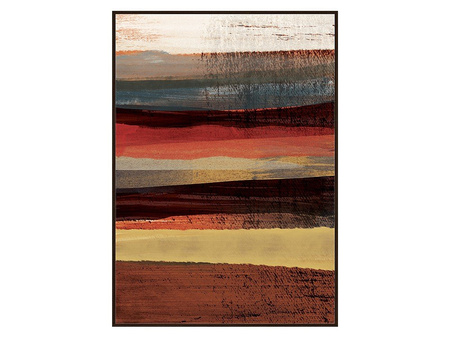 Nowoczesny obraz w kolorach wenge 82x122 cm TOIR22798