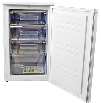 Mała zamrażarka szufladowa BD-100, 88L 4 Szuflady 41dB 85cm Biała
