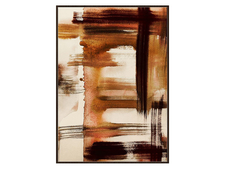 Obraz w kolorze wenge 82x122 cm TOIR23238