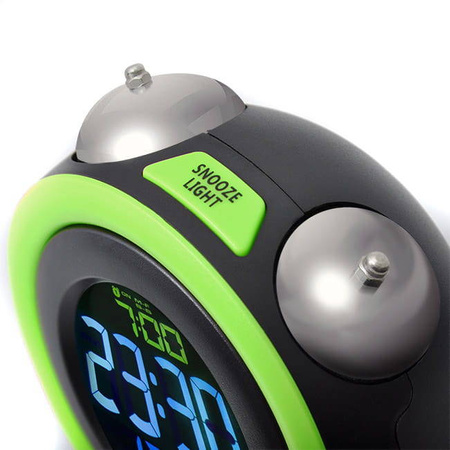Nowoczesny Budzik elektroniczny do szkoły, pracy GOTIE GBE-300Z 