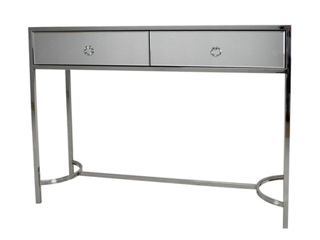 Lustrzana toaletka z szufladkami 110x35x82 cm LW6071