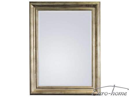 Lustro w srebrnej drewnianej oprawie 70x90 cm 2852
