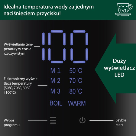 Czajnik elektryczny 1.7L ProfiCook PC-WKS 1243 A