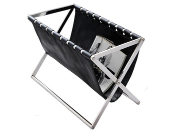 Skórzany elegancki gazetownik 49x36x44 cm JJ1010B