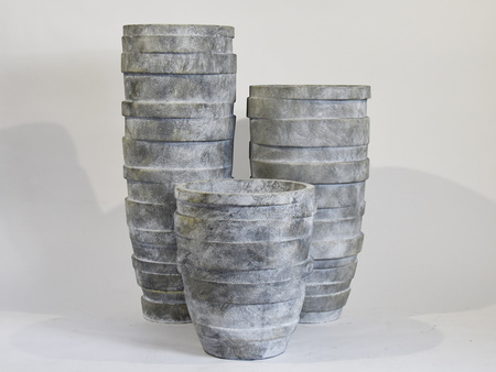 Donica ogrodowa struktura imitująca kamień 43x51 cm 5013/1