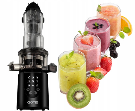 Wyciskarka wolnoobrotowa 3w1 Sok Przecier Sorbet GOTIE GSJ-630B + szatkownica