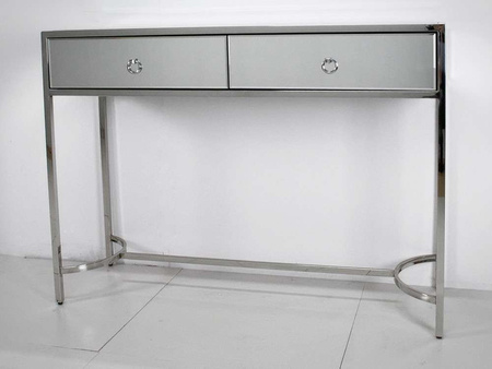 Lustrzana toaletka z szufladkami 110x35x82 cm LW6071