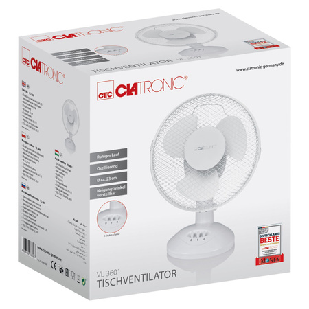 Wentylator stołowy wiatrak biurkowy Clatronic VL 3601