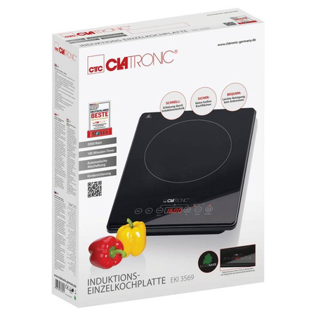 Płyta indukcyjna jednopalnikowa Clatronic EKI 3569