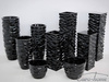 Czarna donica 26x33x33 cm2027/1