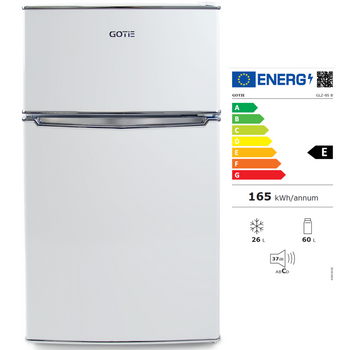 Nowoczesna Lodówka z zamrażalnikiem GOTIE GLZ-85B