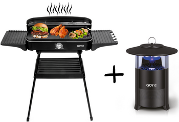 ZESTAW: Grill elektryczny GOTIE GGE-2200 + Lampa owadobójcza UV GLO-100 