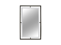 Lustro w czarnej matowej oprawie 60x90 cm LW6853