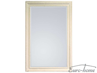 Lustro w białej drewnianej oprawie 80x120 cm 2852