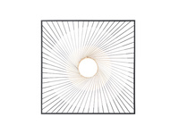 Złoto-czarna dekoracja ścienna 90 x 90 cm TOYJ19-394