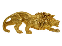 FIGURA A014 LEW 55x15x19cm ZŁOTY