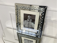 Lustrzana ramka z kryształkami 51x46 cm 16JZ34-1