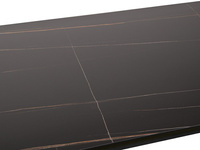 Nowoczesny stolik blat matowy marmur 130x70x38 cm CF209-1