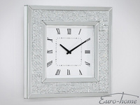 Lustrzany zegar zatopione diamenciki 50x50 cm 15JS0016-2