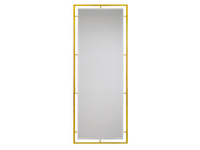 Lustro w stalowej złotej oprawie 62x180 cm LW6835
