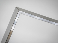 Srebrna oprawa obrazu wykonana z polerowanej stali nierdzewnej 76x101 cm TH11